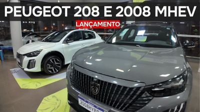 Lançamento Peugeot 208 e 2008 GT MHEV Híbridos Flex – detalhes no evento da Allma Peugeot Ribeirão