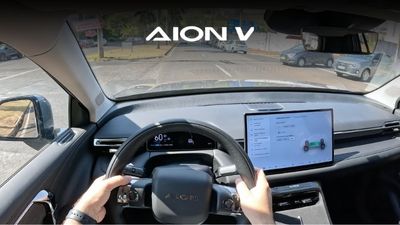 POV GAC Aion V Experiência ao volante – modos de condução e piloto automático - SUV 100% Elétrico