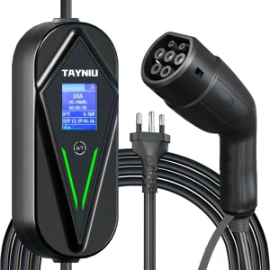 Carregador Portátil Tayniu 16a 3.5kw Cabo De 5m Voltix