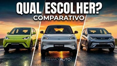 Comparativo técnico Byd Dolphin Mini, GS frente ao novo GEELY EX2! Qual escolher?